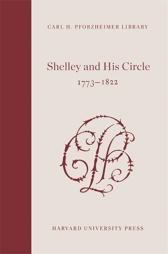 Cover image for Shelley and His Circle, 1773-1822