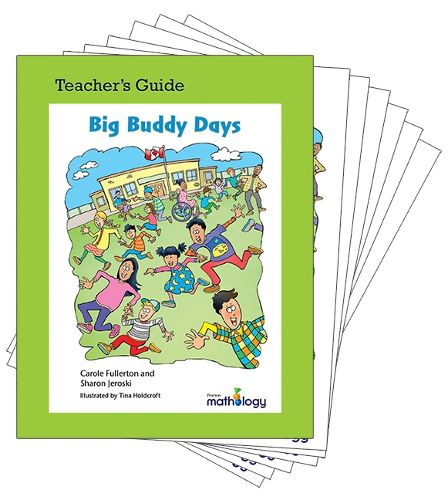 Cover image for Mathology Little Books - Data Management and Probability: Big Buddy Days (6 Pack with Teacher's Guide)