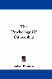 Cover image for The Psychology of Citizenship