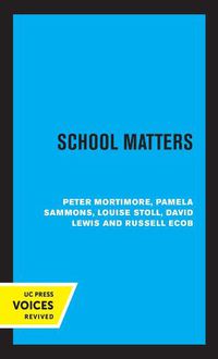 Cover image for School Matters