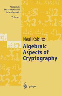 Cover image for Algebraic Aspects of Cryptography