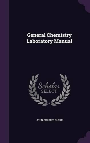 General Chemistry Laboratory Manual