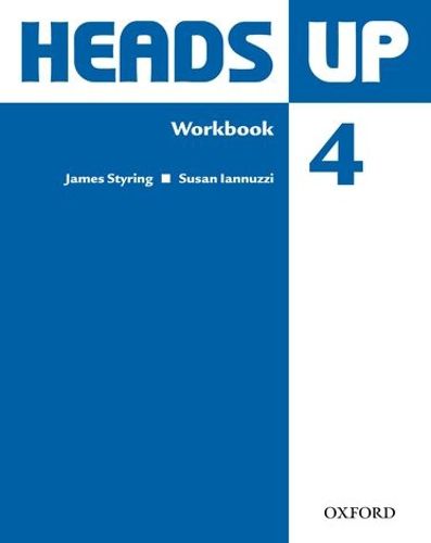 Cover image for Heads Up: 4: Workbook