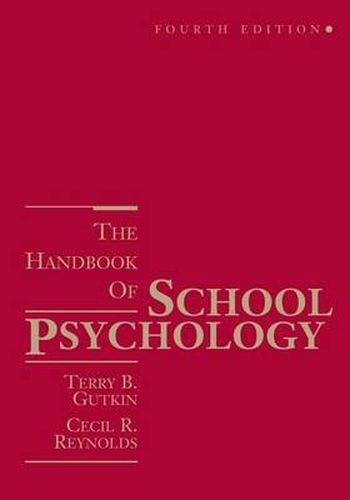 Cover image for The Handbook of School Psychology