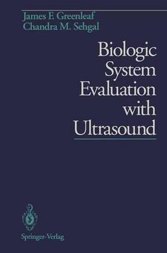 Cover image for Biologic System Evaluation with Ultrasound