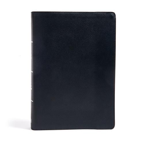 Cover image for KJV Super Giant Print Reference Bible, Black Genuine Leather, Indexed