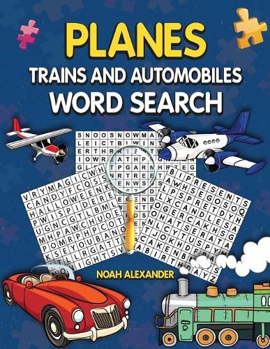 Cover image for Planes Trains and Automobiles Word Search