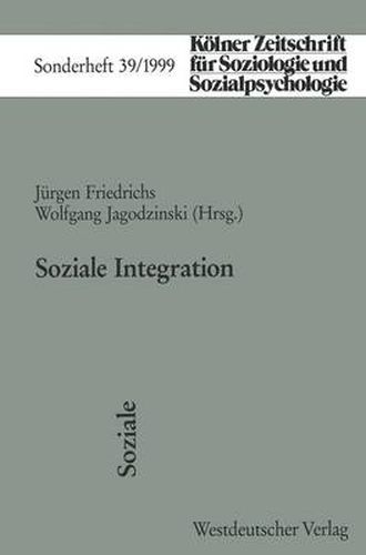 Cover image for Soziale Integration