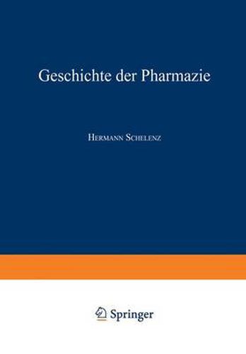 Cover image for Geschichte der Pharmazie