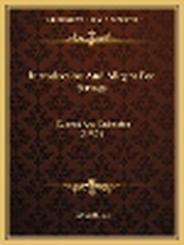 Cover image for Introduction and Allegro for Strings: Quartet and Orchestra (1905)