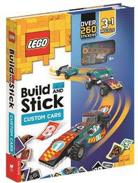 Cover image for LEGO (R) Build and Stick: Custom Cars (Includes LEGO (R) bricks, book and over 260 stickers)