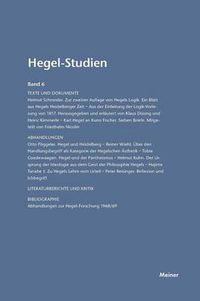 Cover image for Hegel-Studien / Hegel-Studien Band 6 (1971)