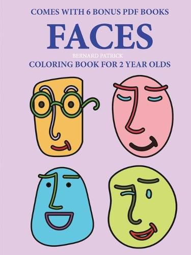 Cover image for Coloring Books for 2 Year Olds (Faces )