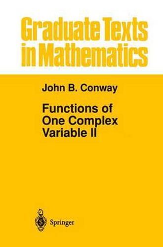 Cover image for Functions of One Complex Variable II
