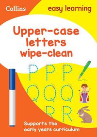 Cover image for Upper Case Letters Age 3-5 Wipe Clean Activity Book: Ideal for Home Learning