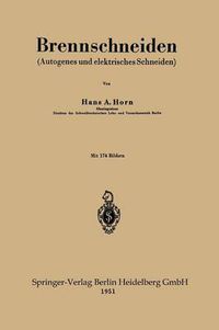 Cover image for Brennschneiden: (Autogenes Und Elektrisches Schneiden)