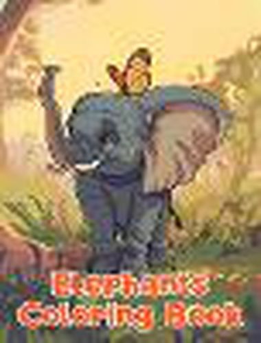 Cover image for Elephants Coloring Book