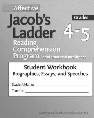 Cover image for Affective Jacob's Ladder Reading Comprehension Program: Grades 4-5, Student Workbooks, Biographies, Essays, and Speeches (Set of 5)