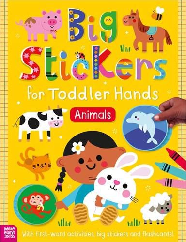 Cover image for Big Stickers for Toddler Hands: Animals