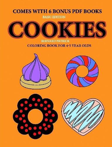 Cover image for Coloring Book for 4-5 Year Olds (Cookies)