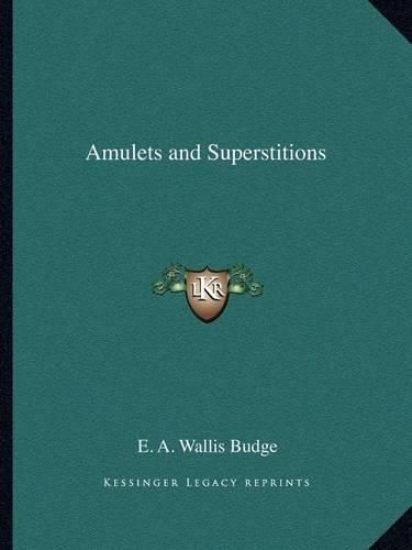 Cover image for Amulets and Superstitions