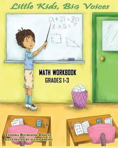 Cover image for Little Kids, Big Voices Math Workbook, Grades 1-3