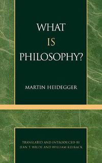Cover image for What is Philosophy?