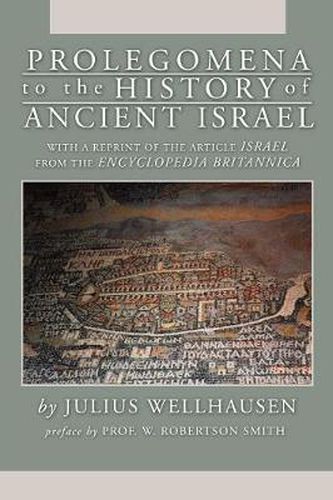 Prolegomena to the History of Ancient Israel