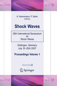 Cover image for Shock Waves: 26th International Symposium on Shock Waves, Volume 1