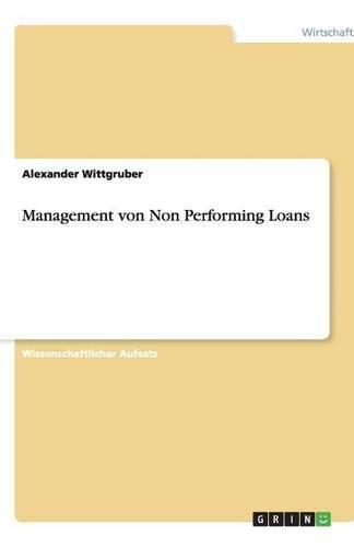 Cover image for Management von Non Performing Loans