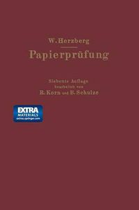 Cover image for Papierprufung: Eine Anleitung Zum Untersuchen Von Papier