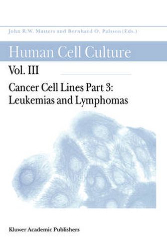 Cover image for Cancer Cell Lines: Part 3: Leukemias and Lymphomas