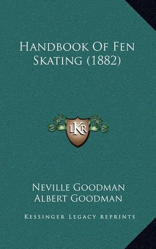 Cover image for Handbook of Fen Skating (1882)