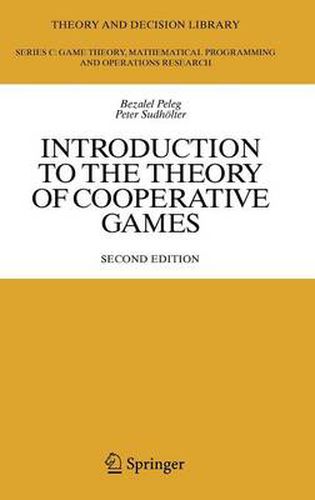 Cover image for Introduction to the Theory of Cooperative Games