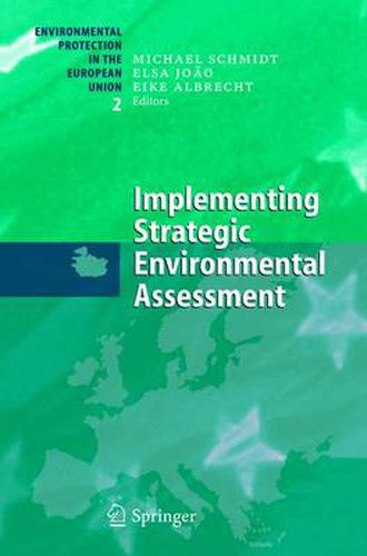 Cover image for Implementing Strategic Environmental Assessment