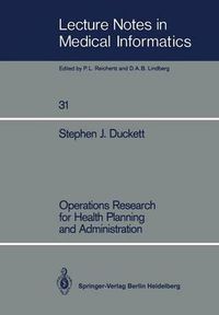 Cover image for Operations Research for Health Planning and Administration