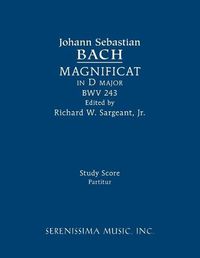 Cover image for Magnificat in D major, BWV 243: Study score