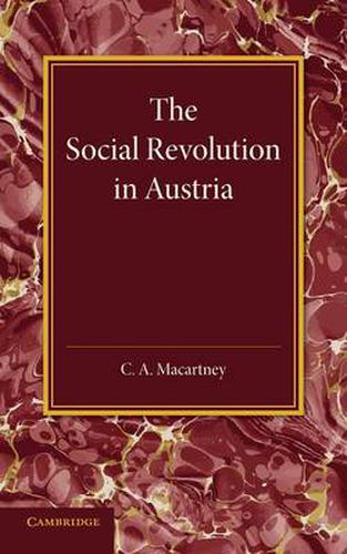 Cover image for The Social Revolution in Austria