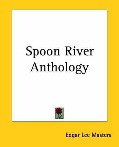 Cover image for Spoon River Anthology