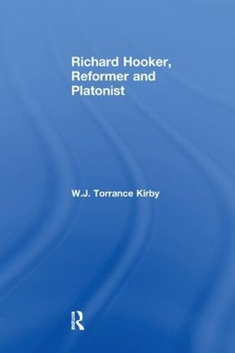 Cover image for Richard Hooker, Reformer and Platonist