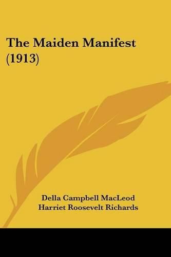 Cover image for The Maiden Manifest (1913)