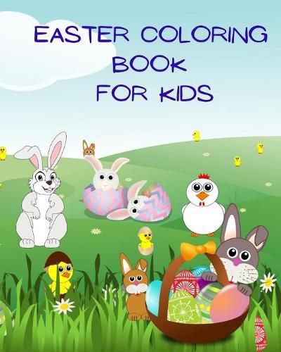 Cover image for Easter Coloring Book for Kids