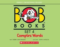 Cover image for Bob Books - Complex Words Hardcover Bind-Up Phonics, Ages 4 and Up, Kindergarten, First Grade (Stage 3: Developing Reader)