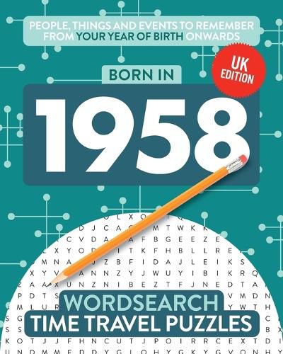 Cover image for Born in 1958: Your Life in Wordsearch Puzzles