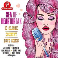 Cover image for Sea Of Heartbreak 60 Classic Country Love Songs 3cd