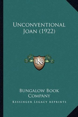 Cover image for Unconventional Joan (1922)