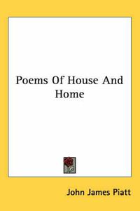 Cover image for Poems of House and Home