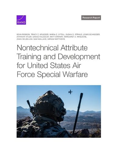 Cover image for Nontechnical Attribute Training and Development for United States Air Force Special Warfare