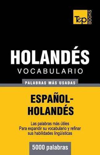 Vocabulario espanol-holandes - 5000 palabras mas usadas