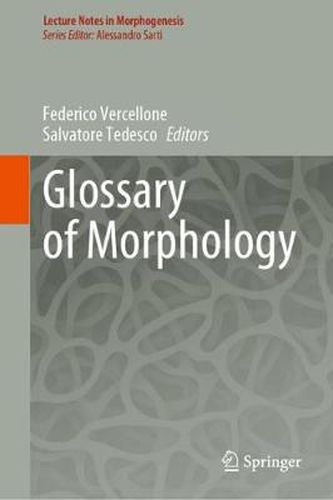 Cover image for Glossary of Morphology